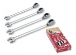 Serie di chiavi combinate a cricchetto CLICKRAFT reversibili