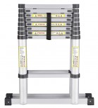 Scala Telescopica doppia 7+9 gradini h. 2,60 mt