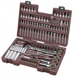 Modulo chiavi a bussola 1/4"+1/2''e inserti 1/4"+5/16" con cricchetto EXTREME