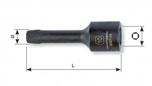 Serie estrattori per viti rotte, NiCrMo 2-16 mm